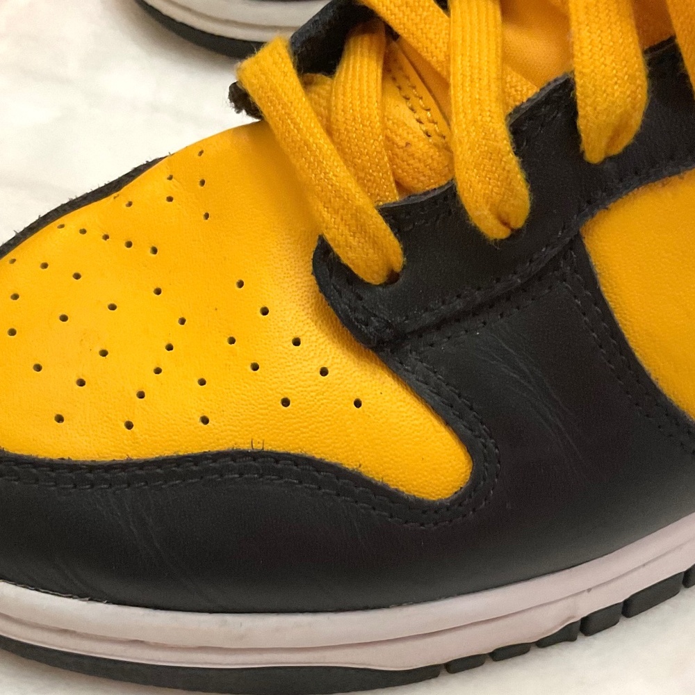 Nike Dunk High Retro Goldenrod Black Yellow DD1399-700 Men’s Sz 9.5 - Picture 5 of 16
